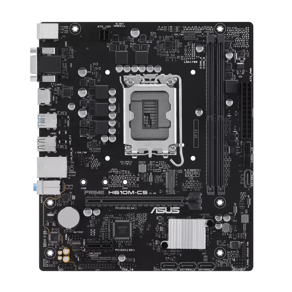 Asus Motherboard PRIME H610M-CS DDR5 For INTEL 14th | 13th | 12th Gen view 2